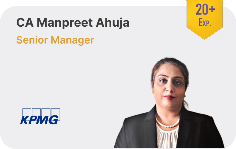 CA Manpreet Ahuja